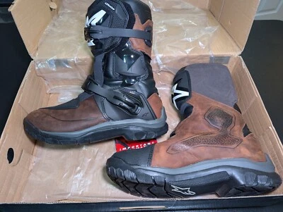 Botas Alpinestars Belice Drystar - Aventura Impermeable (Marrón) EE. UU. 12/UE 47 Foto 1 de 4