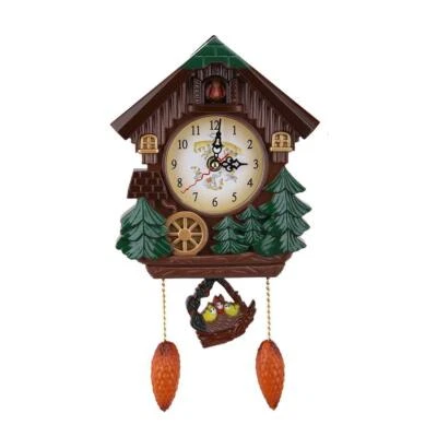 Cuckoo Clock Kids Room Decorative Wall Clock Home Decor Schedule Reminder - Image 1 of 4