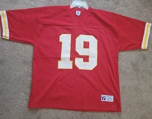 Vintage Logo 7 Joe Montana #19 Trikot Kansas City Chiefs Größe L Made In USA - Bild 1 von 7