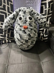 Handmade Crochet Stuffed Bunny Squishy 20” - Picture 1 of 1