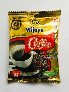 Coffee Ceylon Premium Organic 100% Sri Lankan Wijaya Coffee Powder Free Shipping - Picture 1 of 2