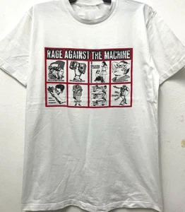 Vintage T-Shirt Rage Against The Machine Band weiß Unisex S bis 5XL XX110 - Bild 1 von 4