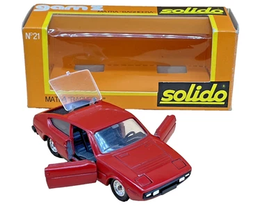 Solido No.21 Matra Simca Bagheera – 1:43 Vintage French Diecast – Red – Boxed - Image 1 of 4