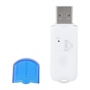 Mini USB BT Receiver A2DP Music Wireless Adapter For Car AUX Mobile Ph NEW - Afbeelding 1 van 9