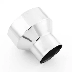 304 Stainless Steel Exhaust Pipe Reducer Adapter 5" OD to 3" ID Polished - Bild 1 von 3
