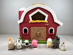 Battat Big Red Barn Play Set For Toddlers Includes 4 Farm Characters EXTRAS READ - Picture 1 of 24