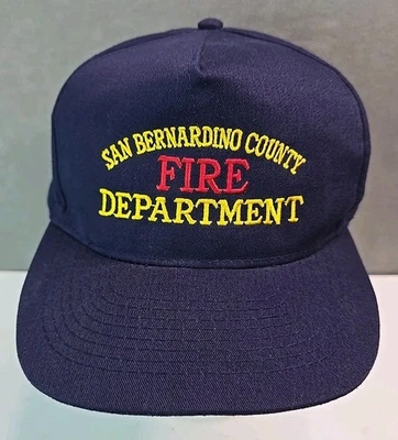RARE Willow Fire 1999 hat San Bernardino County Fire Dept snapback vintage cap - Image 1 of 4