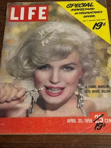 April 20, 1959 Life Magazine Marilyn Monroe - Some Like It Hot Article & Photo - Picture 1 of 5