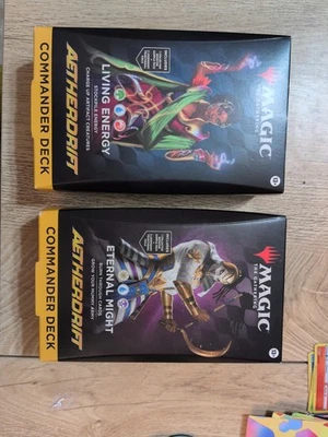 Commander Decks -Set of 2- Aetherdrift DFT MTG - Image 1 of 3