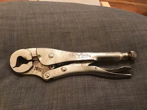 Vintage Petersen Dewitt Vise Grip Locking Pliers 10LW V-Jaw USA - Bild 1 von 4