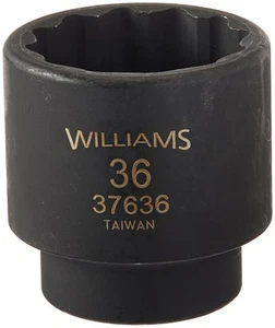 37636 Unidad de 1/2 pulgada 36 mm Enchufe de impacto estándar, 12 puntos - Imagen 1 de 1