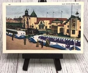 Alte Heidelberg Inn Chicago IL Illinois Vintage Postkarte - Bild 1 von 4