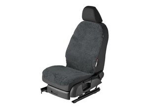 ULTIMATE SPEED® Lammfell-Autositzbezug, mit Tunnelzugsystem (anthrazit) - B-Ware - Bild 1 von 3