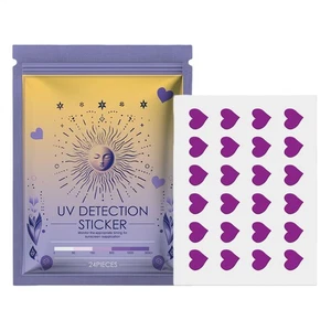 Protector solar parche bloqueador forma corazón impermeable suministros para clima cálido para exteriores - Imagen 1 de 12