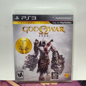 God of War Saga Sony PlayStation 3 PS3 Game Tested - No Manual
