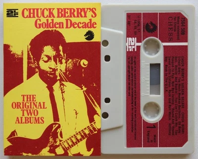 CHUCK BERRY - GOLDEN DECADE (CHESS 7564500) 1970s UK CASSETTE TAPE ROCK 'N' ROLL - Image 1 of 3