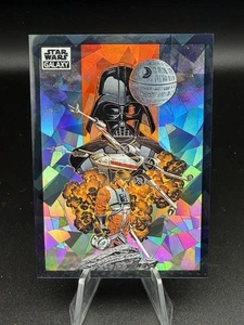 2022 Topps Star Wars Galaxy Chrome Shadow of the Dark Lord /150 Atomic Vader #52 - Picture 1 of 3