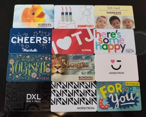 USA Lot 12 GESCHENKKARTEN Sammlerstück ohne Wert - Bild 1 von 2