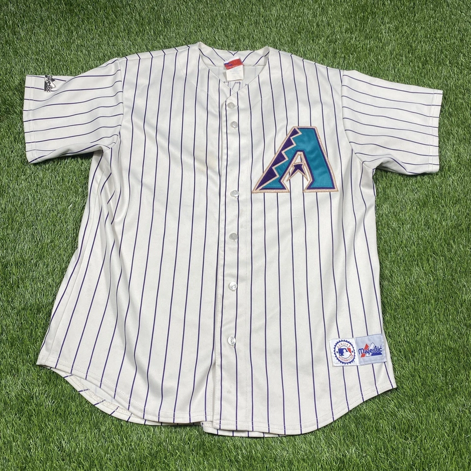 VTG Randy Johnson Arizona Diamondbacks Jersey Mens Large Majestic Stitched #41  - Image 1 of 4