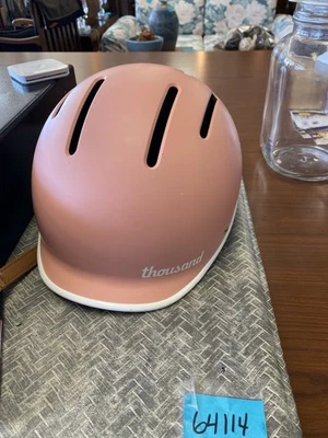 Thousand Heritage Helmet Low Profile Retro Commuter Matte Pink XS Skate Bike - Image 1 of 4