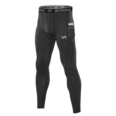 Herren Laufhose Tights Unterhosen Kompressions Hose Jogginghose Sporthosen Gym - Bild 1 von 4