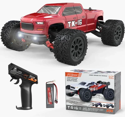 1/16 Scale 4WD RC Offroad Truck - RTR Durable Beginner RC Car High Speed 40+ - Image 1 of 3