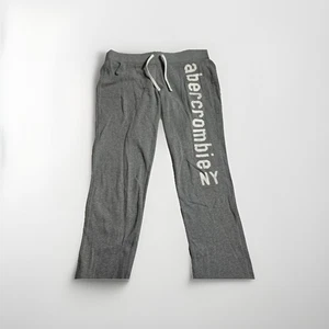 Abercrombie & Fitch Kinder Damen Jogginghose XL grau Baumwollmischung Taschen Gummizug - Bild 1 von 7