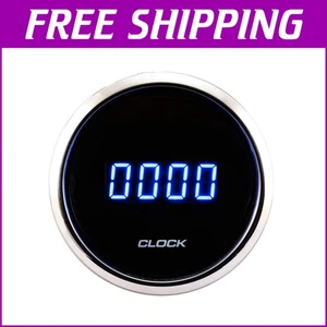 IP67 Waterproof 52mm Digital Clock Gauge for 12/24 Volt Systems - Easy Install - Picture 1 of 10