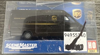Van de entrega Walthers Scenemaster HO #949-12200 UPS nova na embalagem - Imagem 1 de 2