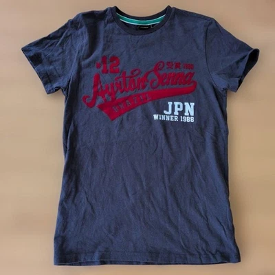 Ayrton Senna T-shirt navy - Image 1 of 4