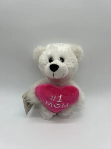 Dan Dee weißer Teddybär Stofftier Plüschtier 6 Zoll - Bild 1 von 8