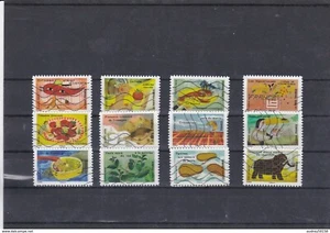 FRANKREICH 2017 LE GOUT KOMPLETTE SERIE VON 12 GESTEMPELTEN BRIEFMARKEN - Bild 1 von 1