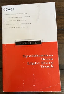 FORD 1995 Truck Light Duty Specification Book F150 Super Duty Bronco Vintage - Bild 1 von 7