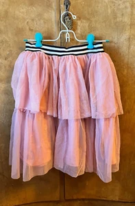 NWT Tea Collection Light Pink Tiered Tulle Skirt Girls sz 16 - Picture 1 of 5