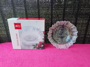 Mikasa Holiday Classics Kristallschale 10,5" SA520/259 Weihnachten Winterszene - Bild 1 von 6