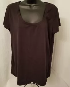 Route 66 Womens Shirt Top Blouse Size XL X Large Black - Picture 1 of 3
