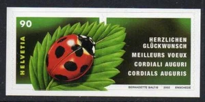 SCHWEIZ POSTFRISCH 2002 SG1521 Grußmarke, selbstklebend - Bild 1 von 1