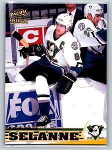 1998 Pacific Paramount #7 Teemu Selanne Anaheim Mighty Ducks