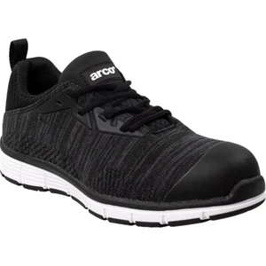 Arco Responsible CT122 Black/Grey Non-Metallic S1PS Safety Trainers 9 (43) - Picture 1 of 12