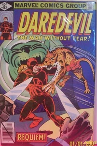 Daredevil # 162 Marvel comic book Frank Miller Art Requiem Free Ship - Picture 1 of 1