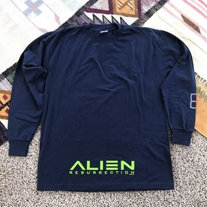 Vintage 1997 Alien Resurrection Promotional Movie Long Sleeve Shirt Mens Size XL - Foto 1 di 7