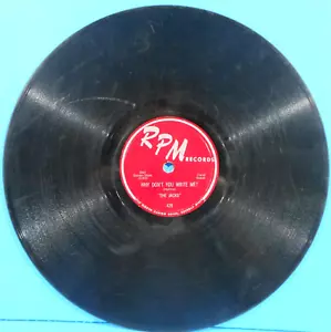 THE JACKS WHY DON'T YOU WRITE ME? ~ SMACK DAB IN 10" 1955 NICE CONDITION G+!!A - Picture 1 of 4