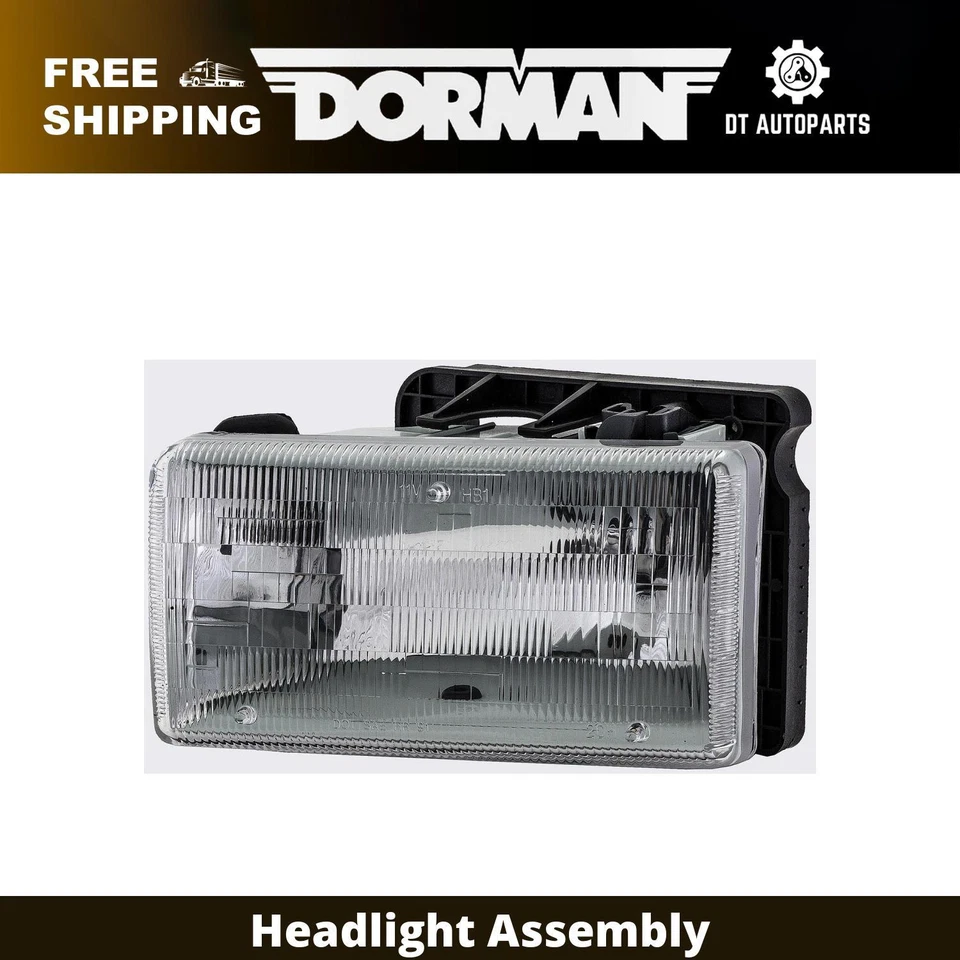 For 1991-1996 Dodge Dakota Dorman Headlight Assembly Left 1992 1993 1994 1995 - Image 1 of 4