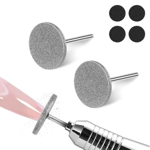 Nagelfräser Bits,2 Stück Schleifscheibe Maniküre mit 4pcs 20 mm Fußschleifer Sch - Bild 1 von 7