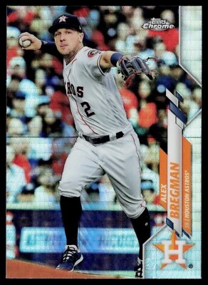 2020 Topps Chrome - Alex Bregman #102 Prism Refractor Astros - Image 1 of 2