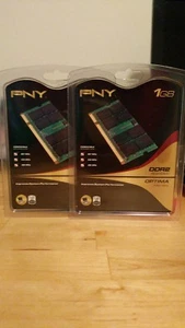 +NEW+ PNY Optima DDR2 1 GB SO DIMM 200-pin - 667/533/400 MHz / PC2-5300 X 2 - Picture 1 of 3