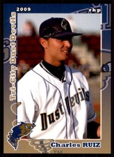 2009 Grandstand Tri-City Dust Devils Charles Ruiz Tri-City Dust Devils #NNO
