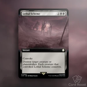 MTG Magic Lethal Scheme 0464 Extended Art Universes Beyond: Fallout PIP - Picture 1 of 1