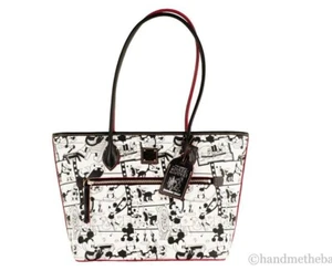 Dooney & Bourke Mickey Mouse Steamboat Willie Printed PVC Medium Tote Handbag - Picture 1 of 8