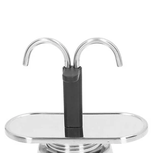100ml Dual Pipe Stainless Steel Moka Pot For Espressoes Cappuccino - Picture 1 of 22